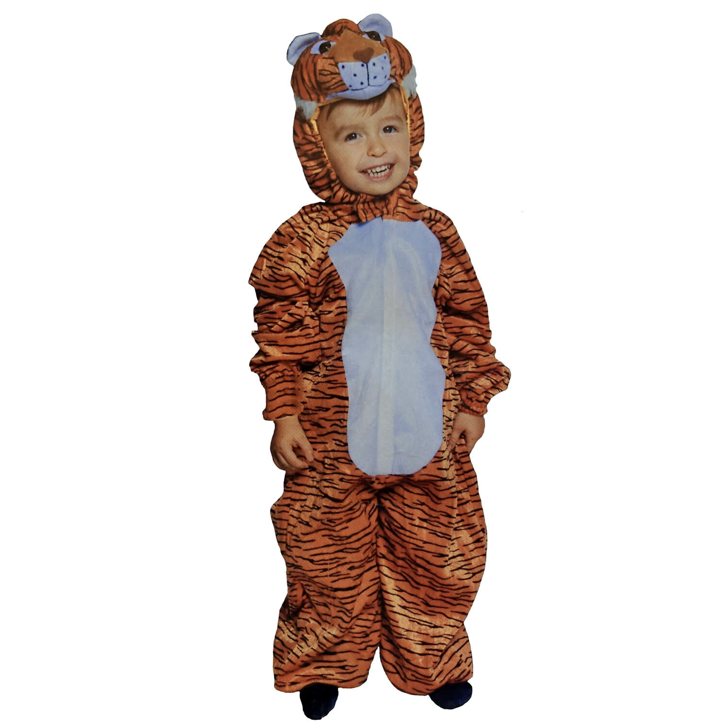 Tiger-Kostüm Für Kinder – Warm, Kuschelig, Größe 98-104 Für Fasching & Halloween