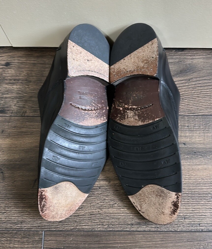 Men's Johnston & Murphy Black Leather 9.5M Monk S… - image 7