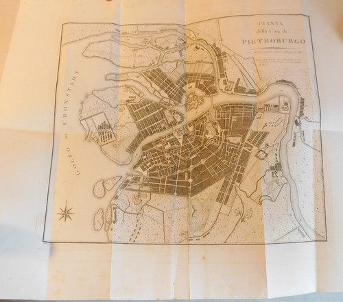 1812 1ST ED. LETTERS of FEDERIGO FAGNANI bound by LODIGIANI w/ FOLDING MAP - Foto 5 di 10