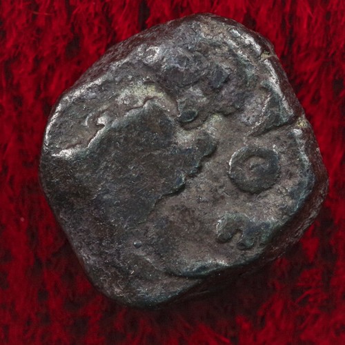 Moneda Antigua PHILISTIA Casco Atenea y Búho Óbol Plata Raro Tipo de Moneda Búho - Imagen 4 de 4