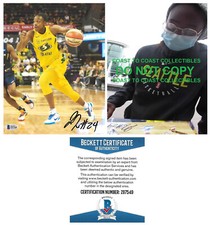 Jewell Loyd signed Seattle Storm basketball 8x10 photo proof Beckett COA auto..