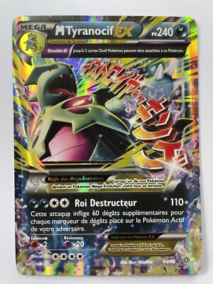 Pokemon Karte M Tyranocif EX 43/98 XY Alte Ursprünge DE NEU