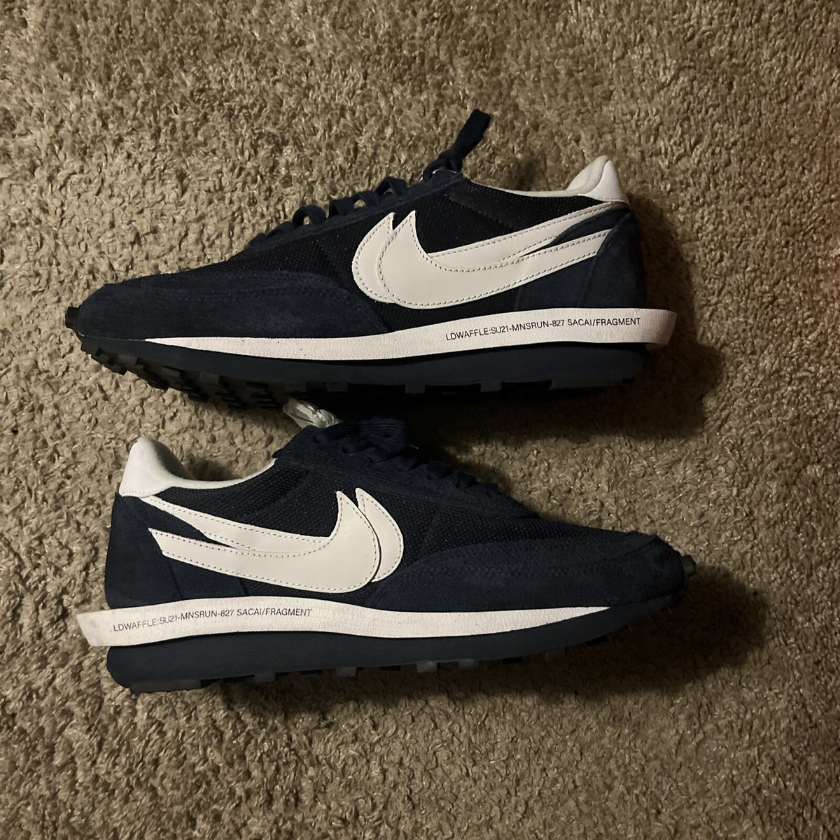 sacai blackened blue