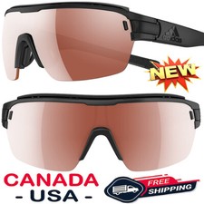 ADIDAS AD05 6500 ZONYK AERO MIDCUT PRO L GREY CHARCOAL MAT SUNGLASSES LTS LENSES