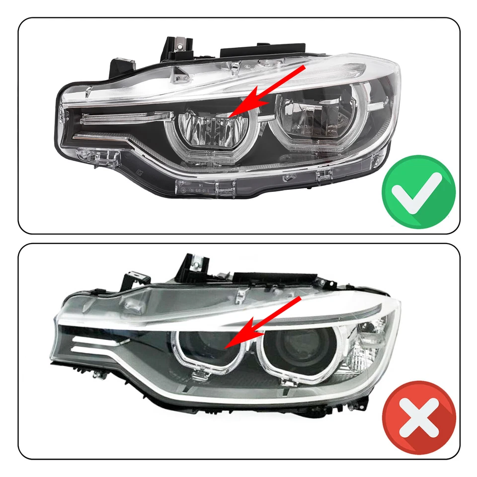 LH For 2016-2019 BMW 3 Series F30 F31 Headlight LED Left Driver Side Headlight Foto 4 de 4