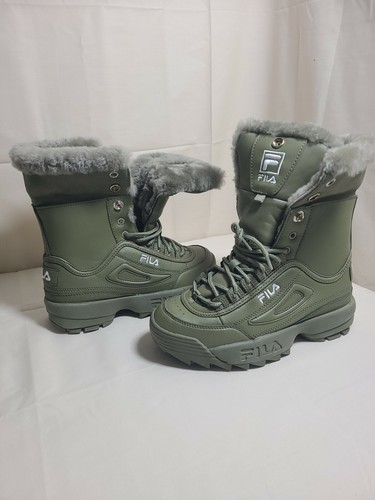 NEW FILA Disruptor Shearling Women's 