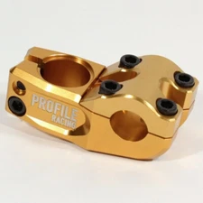 Profile bmx stem,OLDSCHOOL SE BMX PUSH BMX GOLD 1-1/8 GT MARK MULVILLE 48MM NEW