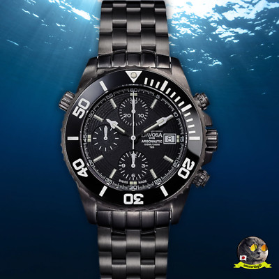 Davosa Argonautic Lumis Diver Chronograph Keramiklünette schwarz 161.508.80 H...