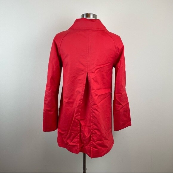 Pendleton Solid Red Polka Dot Lining Collared But… - image 8