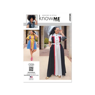 knowME Schnittmuster ME2027 - eleganter Overall - auch bodenlang - große Größen