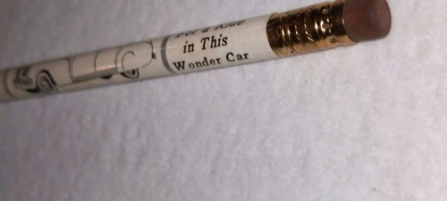 "NEW NASH 1941 MODEL*Johnson Motor Co.-Salina (Kansas?*Phone 1177" Unused Pencil - Picture 21 of 23