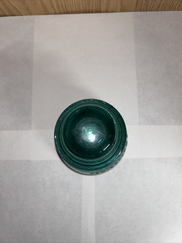 Antique Vintage Hemingray 42 Blue Green Glass Insulator Railroad Telephone NICE - Picture 8 of 13