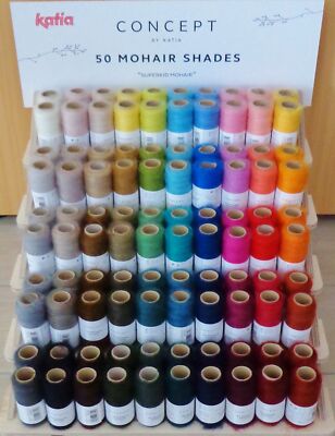 20g Katia Concept 50 Mohair Shades  Wolle Garn Stricken Häkeln GP 249,50  /1kg