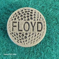 Personalized Metal Golf Ball Marker for Floyd