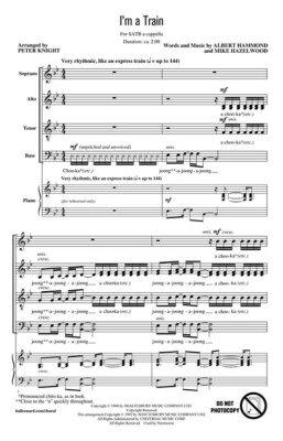 I'm a Train King's Singers Choral SATB divisi a cappella Albert H