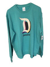 Disney Parks Disneyland D Logo Adult Pullover Sweatshirt - Large - New