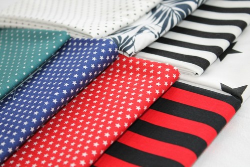 8 Stück Baumwollstoff Patchwork Stoffe DIY 50x70 cm "Geschenkset 2" Stoffpaket - Bild 9 von 12