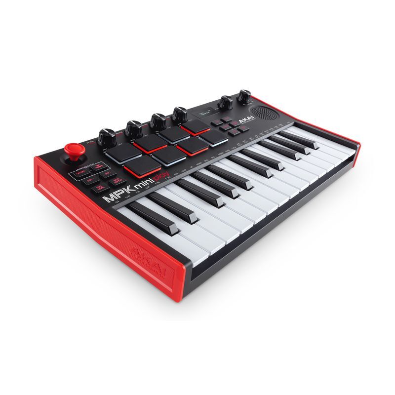 AKAI MPK mini play 25鍵 MIDIキーボード【美品】 MPKminiMKIII_gray_angle_web-1-