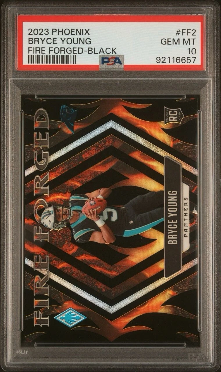 Bryce Young Panini Phoenix Fire Forged #FF2 Black