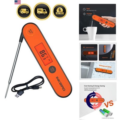 Meat Thermometer Digital Waterproof Instant Read Food Thermometer Grill Kitchen