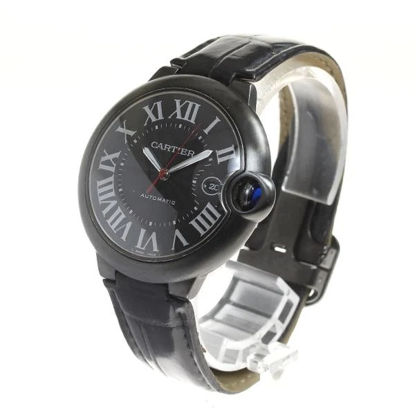 Cartier — Cartier Ballon Bleu WSBB0015 42mm SS Black Dial Automatic Date Watch #C4679