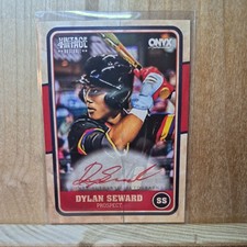 2025 Onyx Vintage Extended Auto Red Ink 6/25 Dylan Seward #VADYSE Auto 0j81