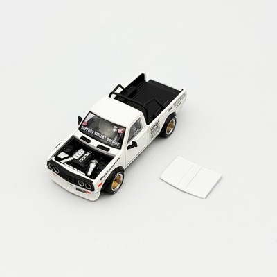 Pop Race 1:64 Pandem Datsun 620 White #350 | eBay