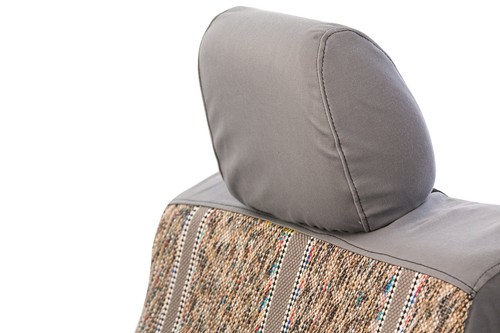 For Ford Aerostar 86-89 Saddleman Saddle Blanket 2nd Row Gray Custom Seat Covers - Picture 2 of 10