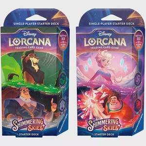 disney lorcana starter deck msrp TCG: Into the Inklands 11 damage tokens Disney Lorcana: Azurite Sea Starter