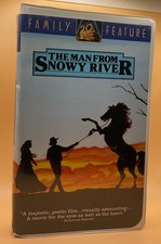 The Man From Snowy River VHS 1982, 1994 Clamshell  Buy 2 Get 1 Free 