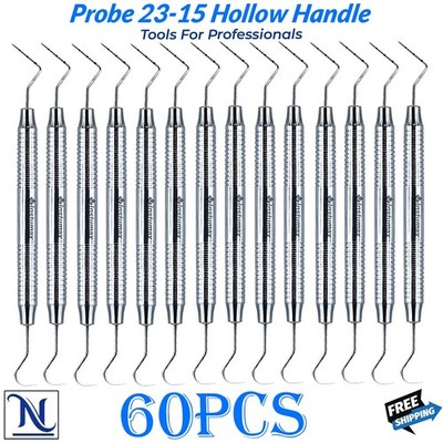 Dental Perio Explorer 23 Probe UNC 15 Color Marking Diagnostic Double Ended Tool
