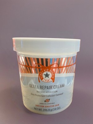 First Aid Beauty Ultra Repair Cream Grapefruit Hydrating Moisturizer 14oz Sealed