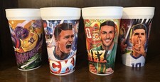 2026 McDonald s FIFA World Cup Collectible Soccer Cups Set of 4 Pictured