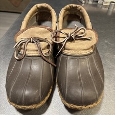 Vintage Women s LL Bean Maine Bean Boots Size 10W - Canvas, Leather, Rubber