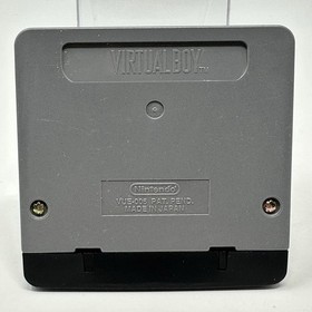Red Alarm (Nintendo Virtual Boy, 1995) Cartridge Only W/ Dust Cover - Clean!