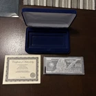 Benjamin Franklin 2000 100 Dollar Bill 4 Troy oz .999 Fine Silver Toned