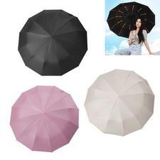 Extra Strength Foldable 24 Rods Umbrella Fully Automatic Large UV/Rain Protect