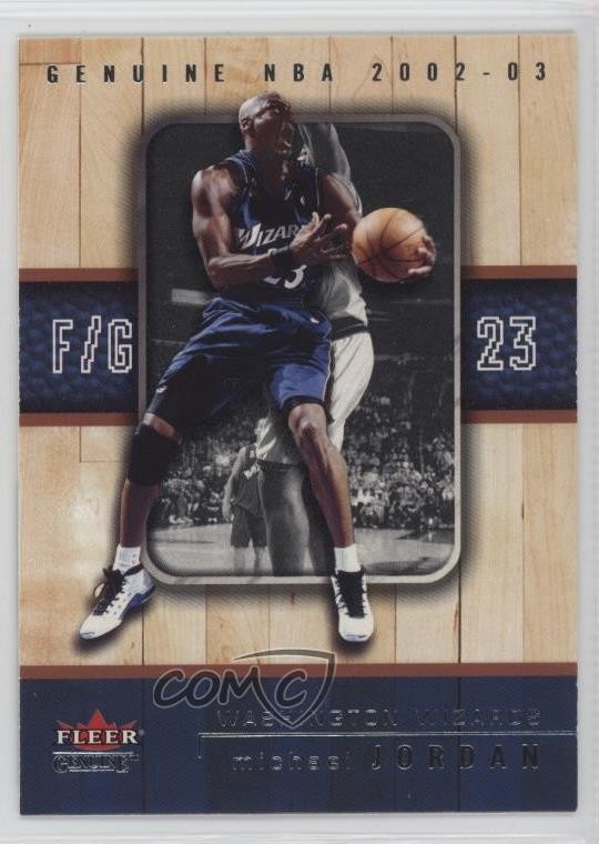 2002-03 Fleer Genuine Michael Jordan #23 HOF 8y1
