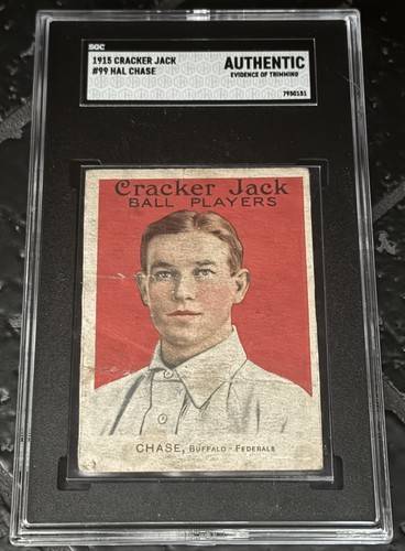Hal Chase #99 1915 Cracker Jack card