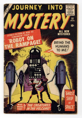 Journey into Mystery #51 GD 2.0 1959