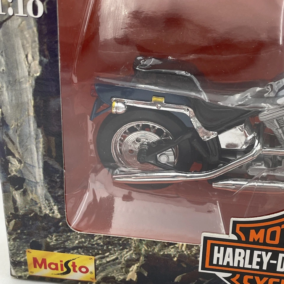 Harley-Davidson Springer Softail 1999 Maisto 1:18 FXSTS motocicleta serie 6 Foto 4 de 4