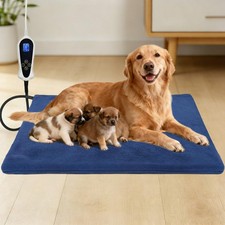 Extra Large Dog Heating Pad,47x30 in Heated Dog Bed with Constant Heat  Auto...