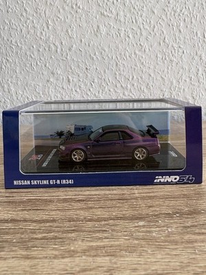 INNO64 Nissan Skyline GT-R R34 V-SPEC II Midnight Purple 1:64 (IN64-R34RT-MPII)