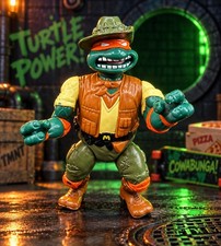 TMNT Adventure Safari Michaelangelo Figure Teenage Mutant Ninja Turtle 1995 Mike