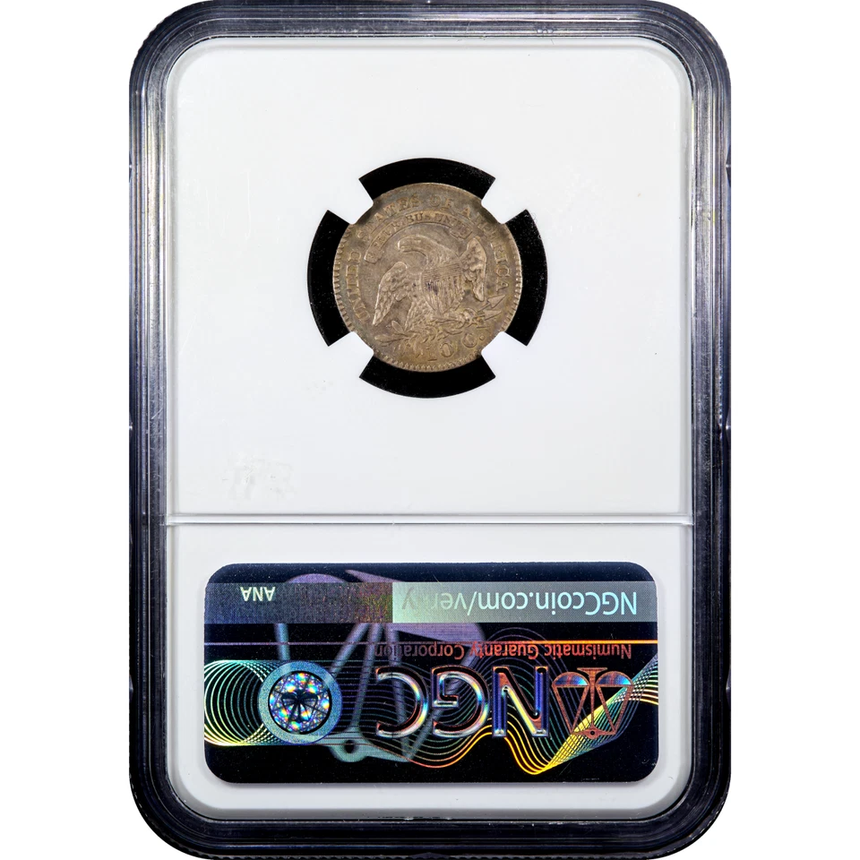 1825 Capped Bust Dime 10c JR-5 NGC XF40  - Image 3 of 4