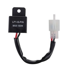 2-Pin Automatic Electronic LED Flasher Relay Fix for Motorcycle Turn Signal Ligh