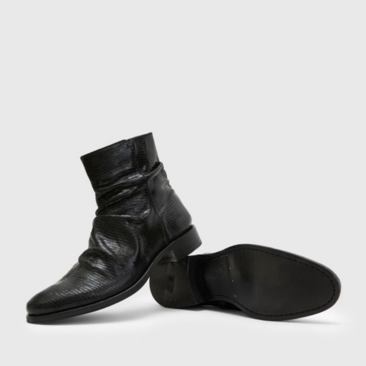 $748 Brand New John Varvatos Morrison Sharpei Eel Leather  display picture 2