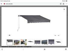 Gelenkmarkise Aventura  3x2m anthrazit