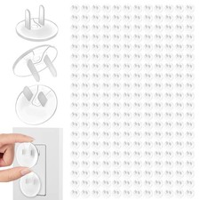 240 Pcs Outlet Covers Bulk Proofing Plug Covers for Electrical Outlets Easy I...