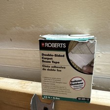 Roberts Indoor Outdoor 15 ft. Double Sided Carpet Vinyl Tape Roll 50-605-12